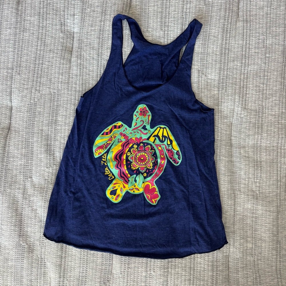 Delta Zeta Turtle Tank Top